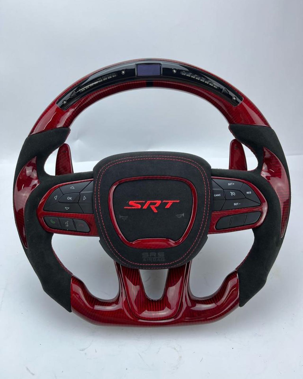 Custom forged carbon fiber steering wheel handcrafted by Hellgate Carbons