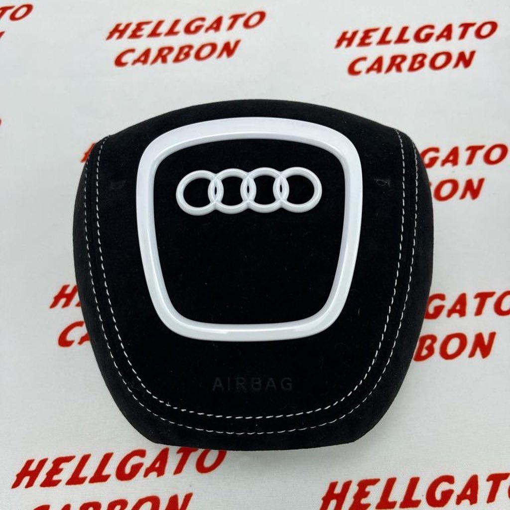 # **Custom 2012 Audi S5 OEM Carbon Fiber Steering Wheel – Gloss Black Carbon \| Flat Bottom \| LED Shift Lights \| Alcantara** - Image 5