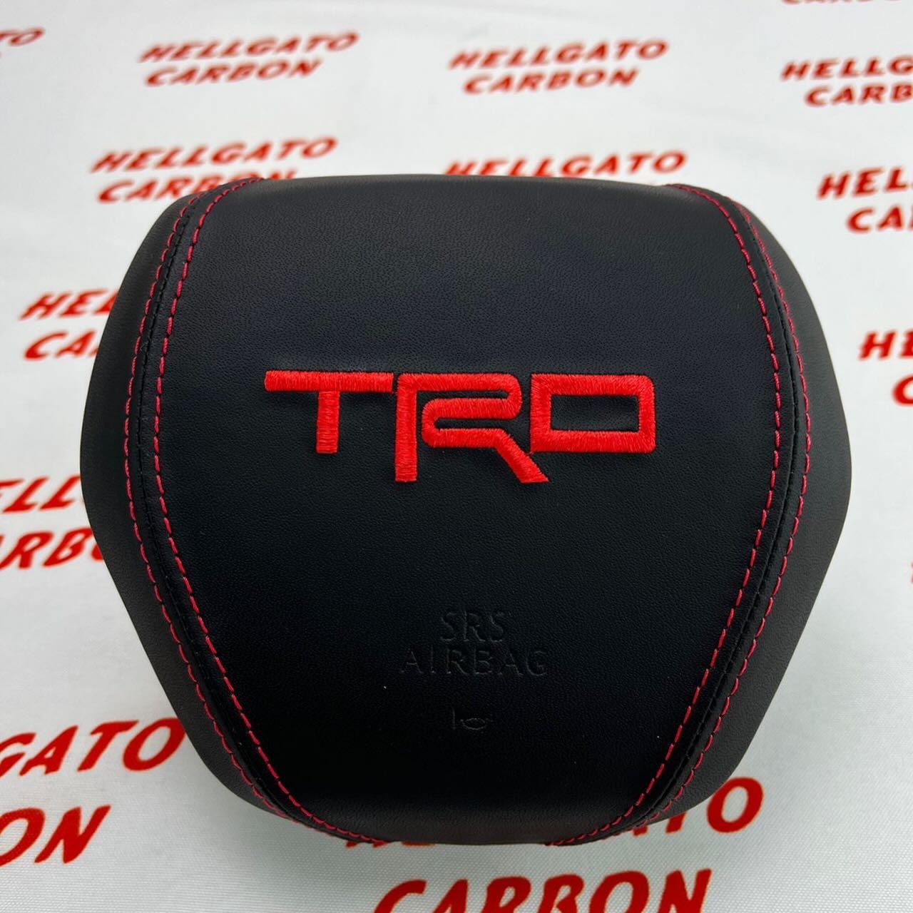 2022 Toyota Camry TRD Custom Red Forged Carbon Fiber Steering Wheel | OEM Flat Bottom | LED Shift Lights | TRD Performance - Image 10