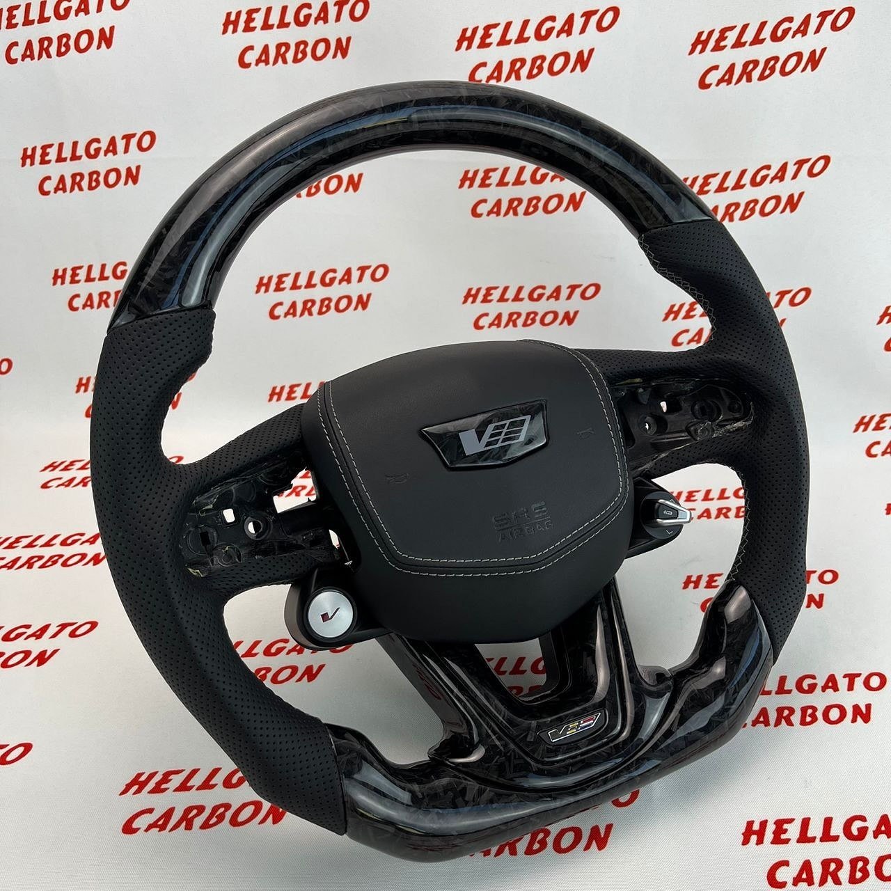 Full Custom 2023 Cadillac CT5-V Blackwing OEM Steering Wheel - Image 3